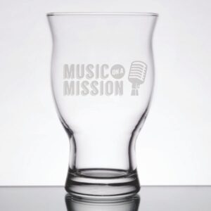 Laser Engraved Libbey® 1009 16.75 oz. Stackable Craft Beer Glass
