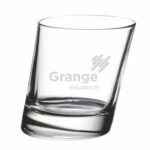 Laser Engraved Libbey® 11006721 Pisa 9.5 oz. Slanted Rocks / Old Fashioned Glass