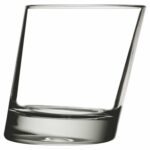 Laser Engraved Libbey® 11006821 Pisa 11.75 oz. Slanted Rocks Old Fashioned Glass - 1