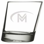 Laser Engraved Libbey® 11006821 Pisa 11.75 oz. Slanted Rocks Old Fashioned Glass