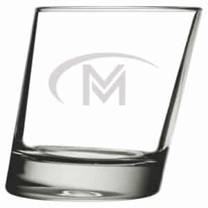 Laser Engraved Libbey® 11006821 Pisa 11.75 oz. Slanted Rocks Old Fashioned Glass