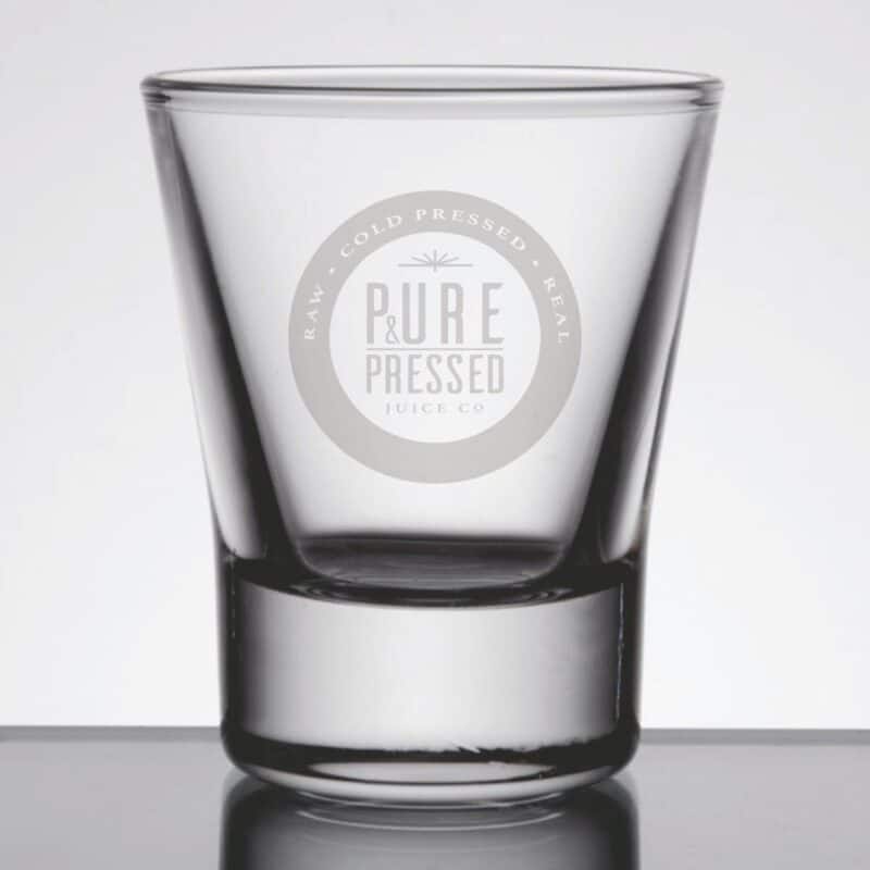 Laser Engraved Libbey® 11110722 Series V 2.25 oz. Shot Glass / Espresso Glass