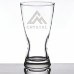 Laser Engraved Libbey® 1181HT Hourglass 12 oz. Rim Tempered Pilsner Glass