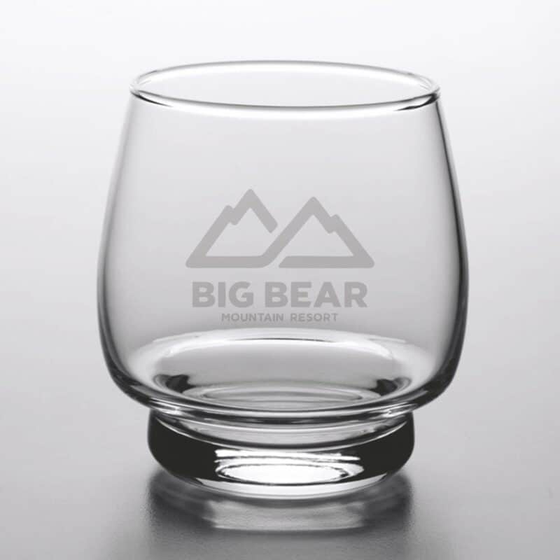 Laser Engraved Libbey® 12018 Orbital 10 oz. Stackable Rocks / Old Fashioned Glass