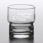 Laser Engraved Libbey® 12037 Newton 10 oz. Stackable Rocks / Old Fashioned Glass