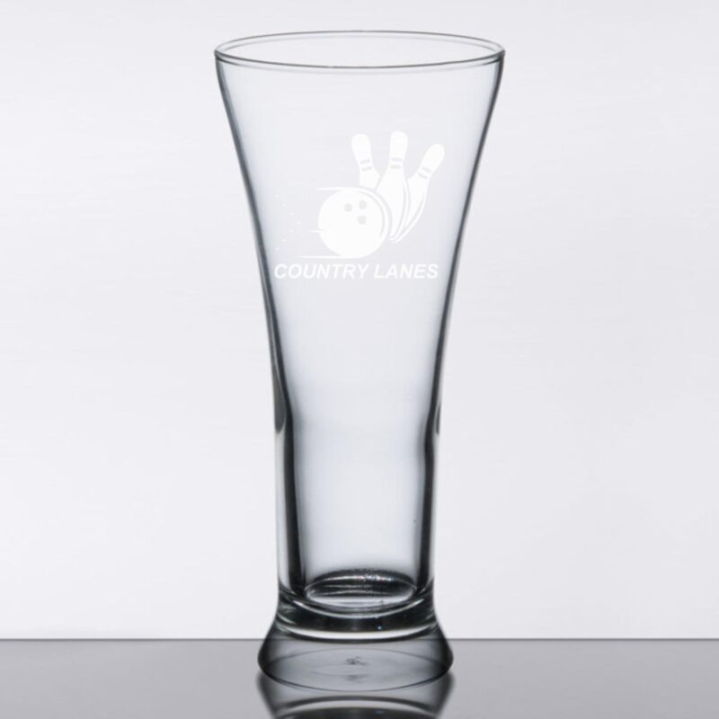 Laser Engraved Libbey® 1240HT Flare 10 oz. Pilsner Glass