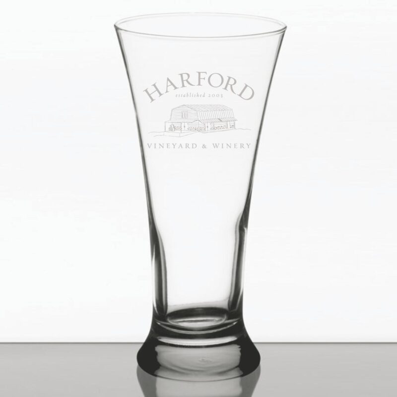 Laser Engraved Libbey® 1242HT Flare 19.25 oz. Pilsner Glass