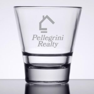 Laser Engraved Libbey® 15710 Endeavor 9 oz. Stackable Rocks / Old Fashioned Glass