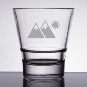 Laser Engraved Libbey® 15712 Endeavor 12 oz. Stackable Rocks Old Fashioned Glass