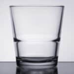 Laser Engraved Libbey® 15766 Restaurant Basics 9 oz. Stackable Rocks Glass - 1