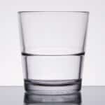 Laser Engraved Libbey® 15769 Restaurant Basics 12 oz. Stackable Rocks Glass - 1