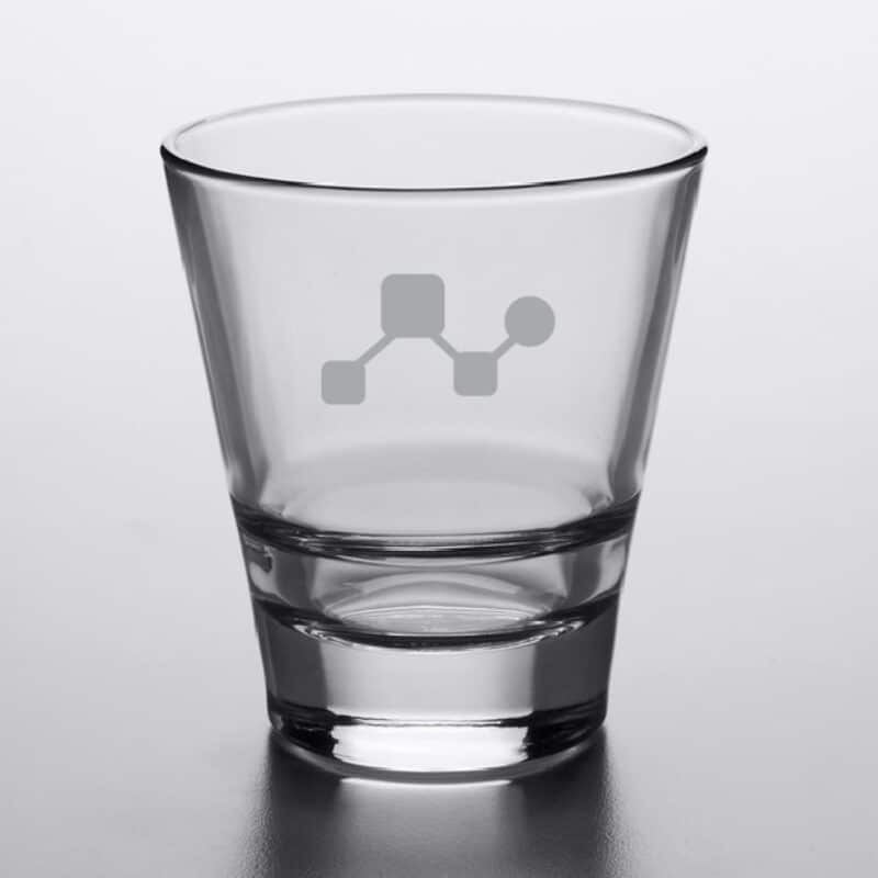 Laser Engraved Libbey® 15869 Endeavor 8 oz. Stackable Rocks / Old Fashioned Glass