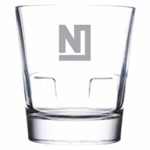 Laser Engraved Libbey® 15962 Optiva 10 oz. Stackable Rocks / Old Fashioned Glass