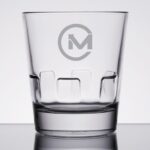 Laser Engraved Libbey® 15963 Optiva 12 oz. Stackable Rocks Glass
