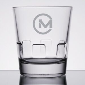 Laser Engraved Libbey® 15963 Optiva 12 oz. Stackable Rocks Glass