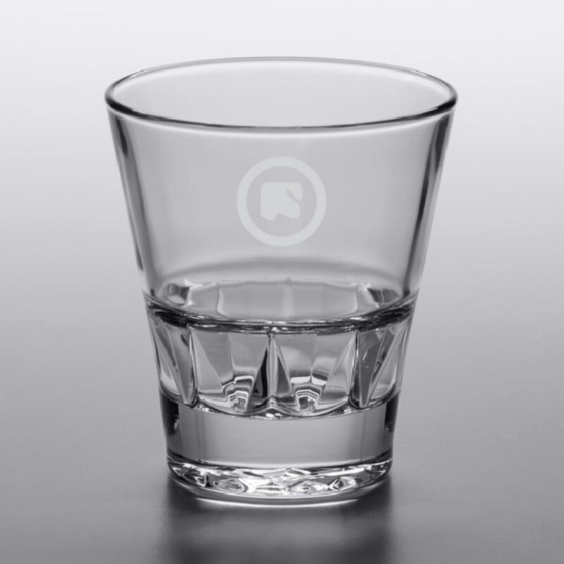 Laser Engraved Libbey® 15969 Gallery 8.75 oz. Stackable Rocks / Old Fashioned Glass