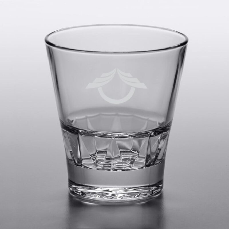 Laser Engraved Libbey® 15970 Gallery 11.5 oz. Stackable Double Old Fashioned Glass