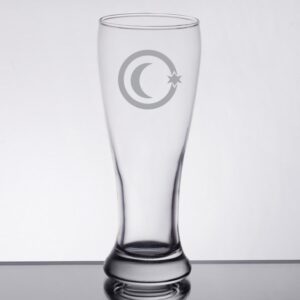 Laser Engraved Libbey® 1612 12 oz. Giant Pilsner Glass