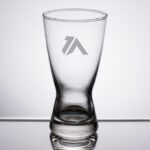 Laser Engraved Libbey® 181 Hourglass 12 oz. Pilsner Glass
