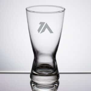 Laser Engraved Libbey® 181 Hourglass 12 oz. Pilsner Glass