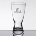Laser Engraved Libbey® 183 Hourglass 15 oz. Pilsner Glass