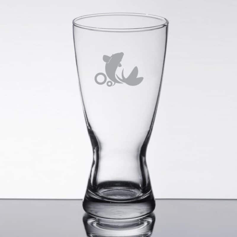 Laser Engraved Libbey® 183 Hourglass 15 oz. Pilsner Glass