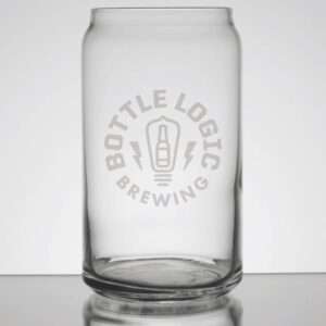 Laser Engraved Libbey® 209 16 oz Can Glass