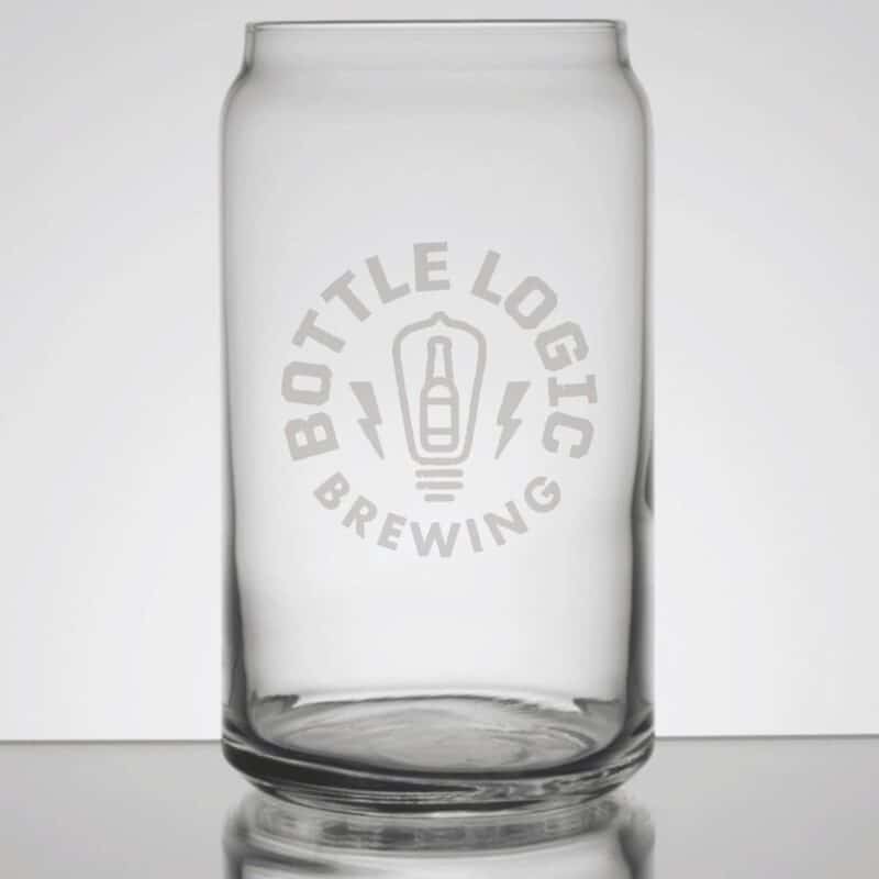 Laser Engraved Libbey® 209 16 oz Can Glass