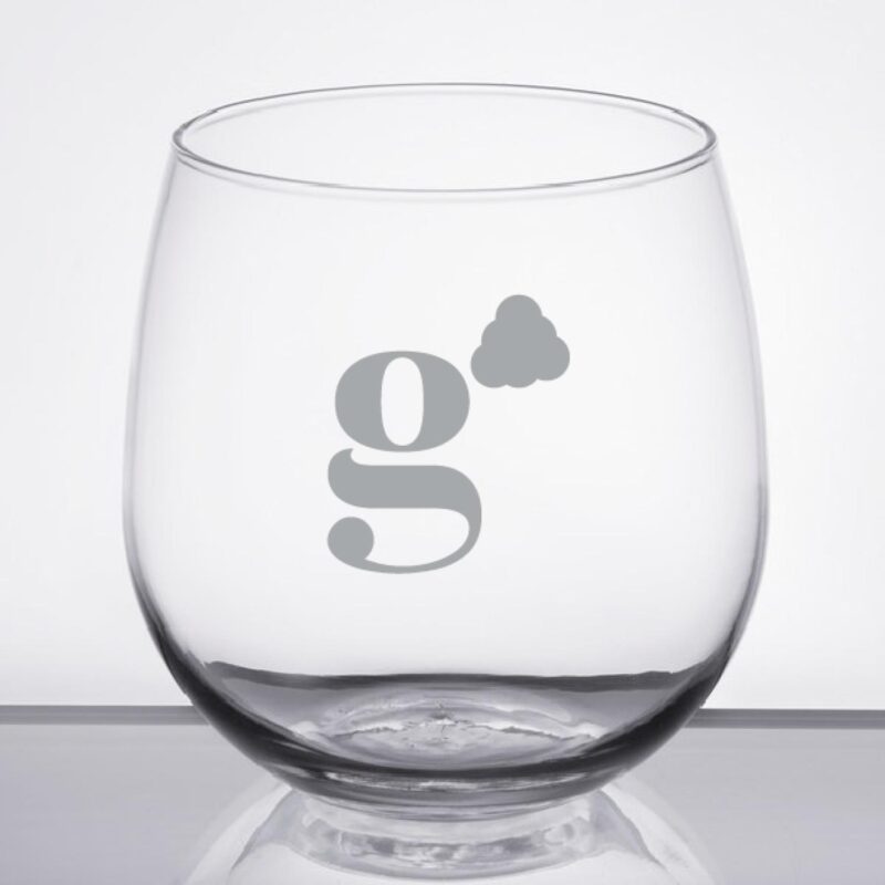 Laser Engraved Libbey® 222 16.75 oz. Stemless Red Wine Glass