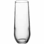 Laser Engraved Libbey® 228 8.5 oz. Stemless Flute Glass - 1