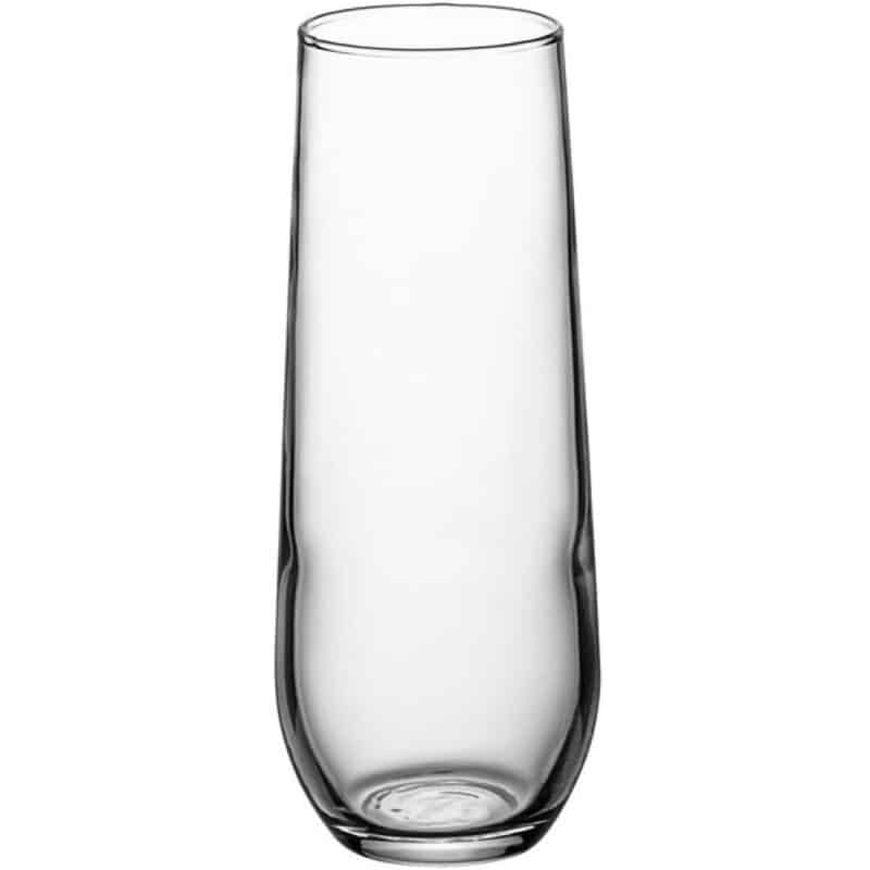 Laser Engraved Libbey® 228 8.5 oz. Stemless Flute Glass - 1