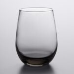 Laser Engraved Libbey® 231SM 15.25 oz. Moonstone Grey Stemless White Wine Glass - 1