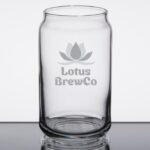 Laser Engraved Libbey® 265 5 oz. Glass Can Tasting Glass