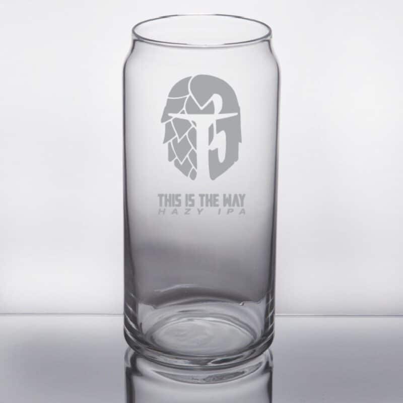 Laser Engraved Libbey® 266 20 oz. Can Glass