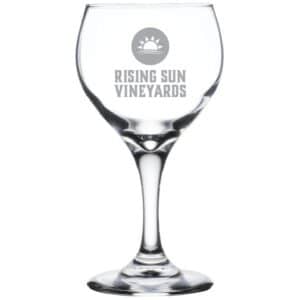 Laser Engraved Libbey® 3056 Perception 10 oz. Red Wine Glass
