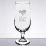 Laser Engraved Libbey® 3730 Embassy 14 oz. Stemmed Pilsner Glass