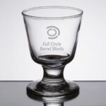 Laser Engraved Libbey® 3746 Embassy 5.5 oz. Footed Rocks / Old Fashioned Glass