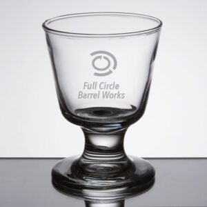 Laser Engraved Libbey® 3746 Embassy 5.5 oz. Footed Rocks / Old Fashioned Glass