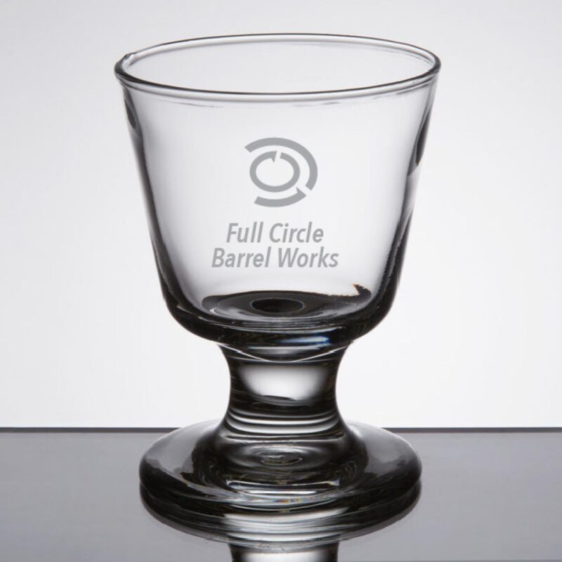 Laser Engraved Libbey® 3746 Embassy 5.5 oz. Footed Rocks / Old Fashioned Glass