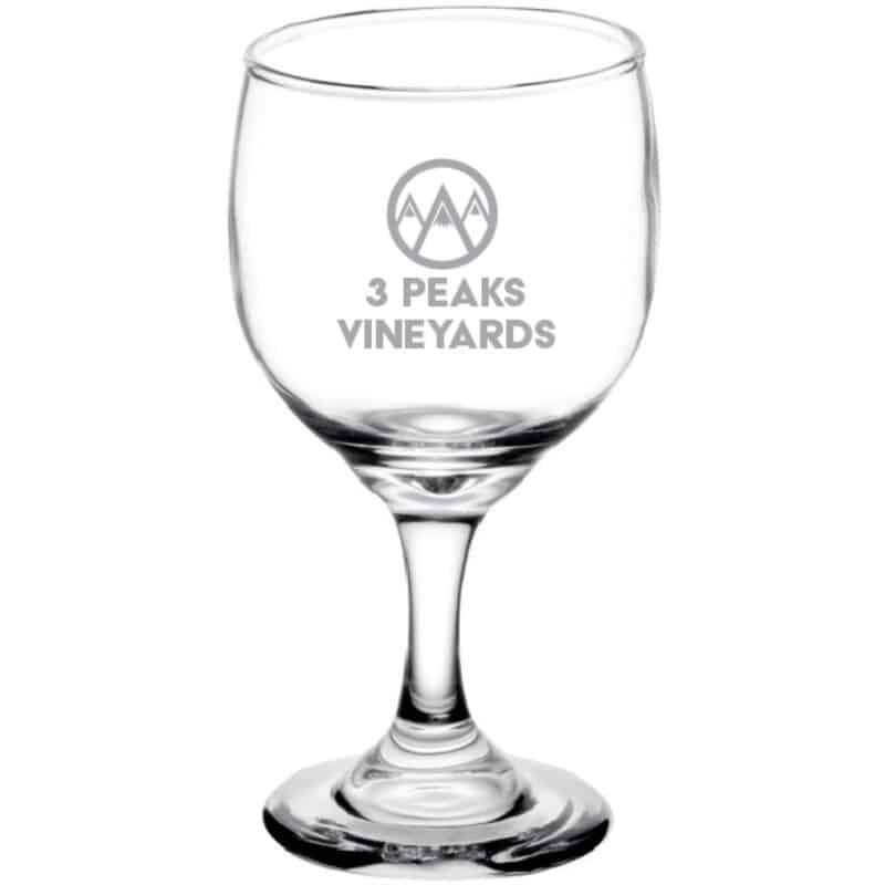 Laser Engraved Libbey® 3764 Embassy 8.5 oz. Red Wine Glass