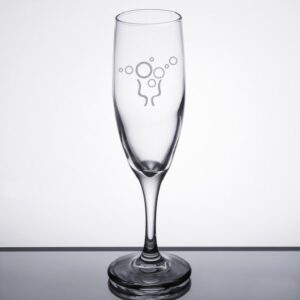 Laser Engraved Libbey® 3794 Embassy 4.5 oz. Flute Glass