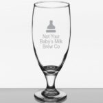 Laser Engraved Libbey® 3804 Embassy 16 oz. Stemmed Pilsner Glass