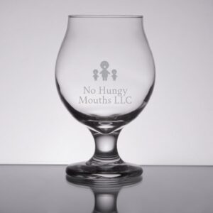 Laser Engraved Libbey® 3807 13 oz. Belgian Beer / Tulip Glass