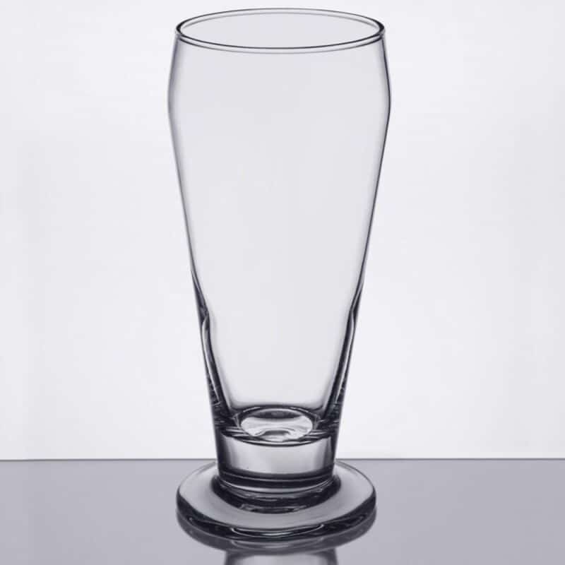 Laser Engraved Libbey® 3812 12 oz. Footed Pilsner Glass - 1