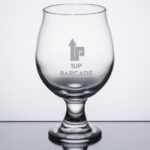 Laser Engraved Libbey® 3817 10 oz. Stackable Belgian Beer / Tulip Glass