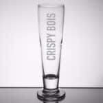 Laser Engraved Libbey® 3823 Catalina 14 oz. Tall Footed Pilsner Glass