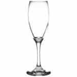 Laser Engraved Libbey® 3996 Teardrop 5.75 oz. Flute Glass - 1