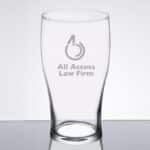 Laser Engraved Libbey® 4803 20 oz. Pub Glass