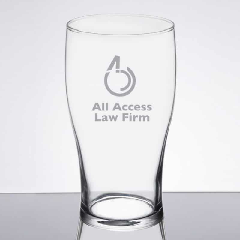 Laser Engraved Libbey® 4803 20 oz. Pub Glass
