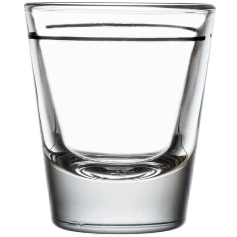 Laser Engraved Libbey® 5120/A0007 1.5 oz. Shot Glass with 1 oz. Pour Line - 1